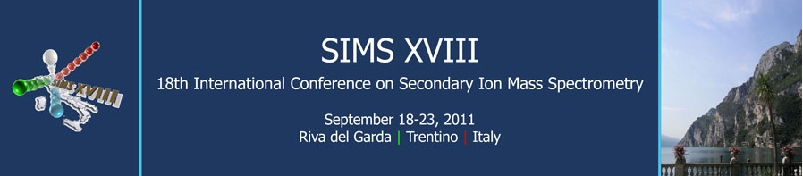 18th International Conference on Secondary Ion Mass Spectrometry Banner