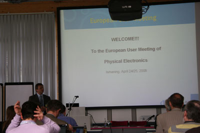 Wolfgang Betz At The European user meeting