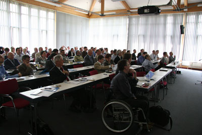 People gather at the European user meeting